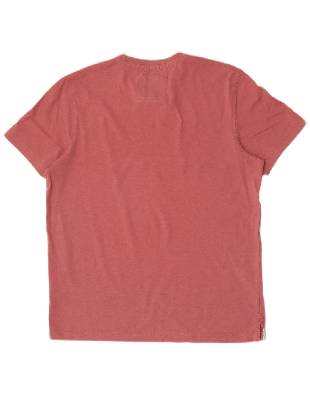 CREW CLOTHING Herren-T-Shirt aus mittelrosa Baumwolle