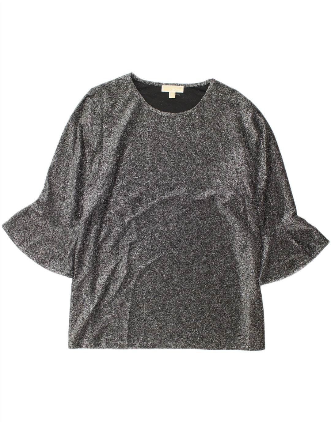 MICHAEL KORS Womens 3/4 Sleeve Blouse Top UK 22 3XL Grey Flecked Polyester Vintage Michael Kors and Second-Hand Michael Kors from Messina Hembry 
