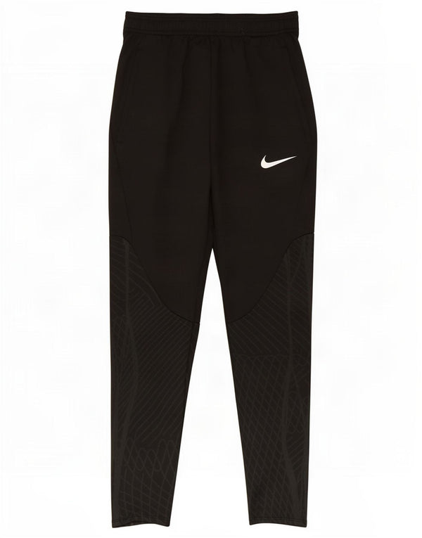 Nike Jungen Dri Fit Slim Trainingshose, 12–13 Jahre, groß, schwarz, geometrisch