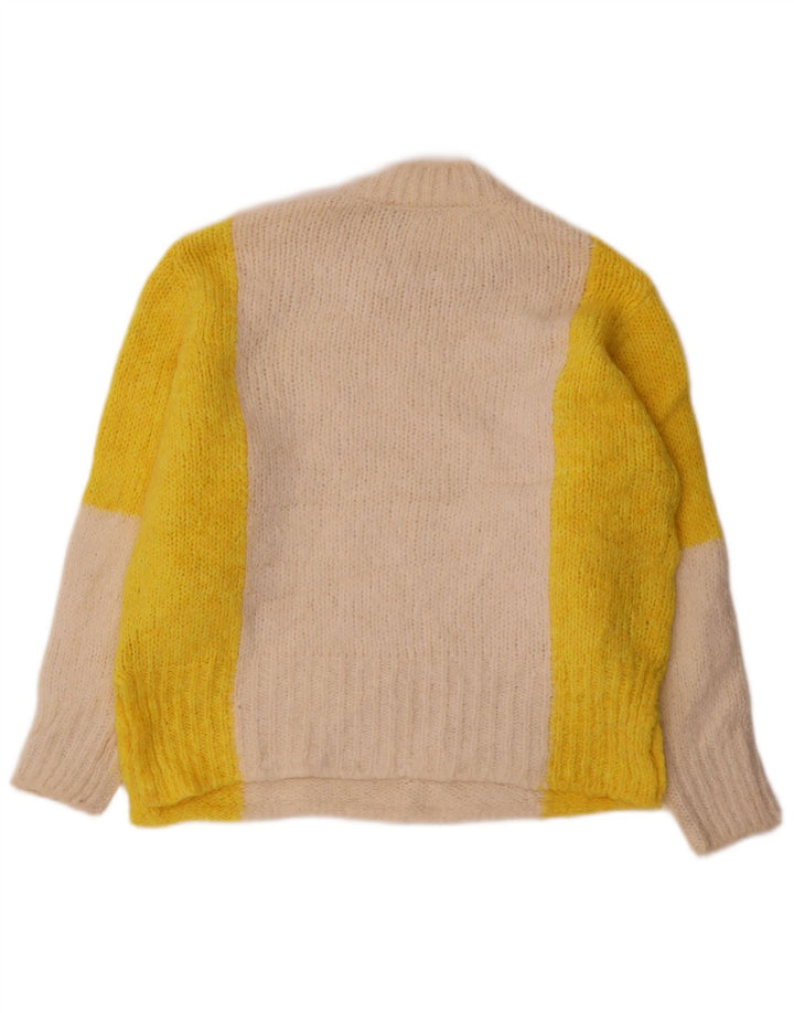 Marks & Spencer Damen-Pullover mit Rollkragen, Gr. 10, Größe S, gebrochenes Weiß