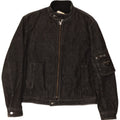 FERRE Mens Denim Jacket UK 40 Large Black