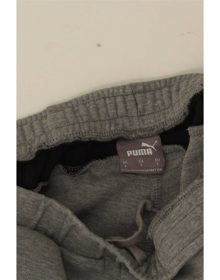 Puma Herren-Trainingshose, Größe S, Grau, Farbblock