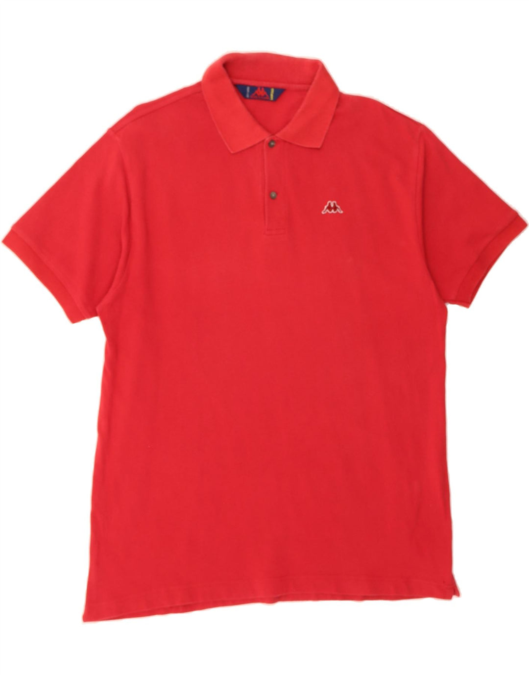 KAPPA Mens Polo Shirt XL Red Cotton Vintage Kappa and Second-Hand Kappa from Messina Hembry 