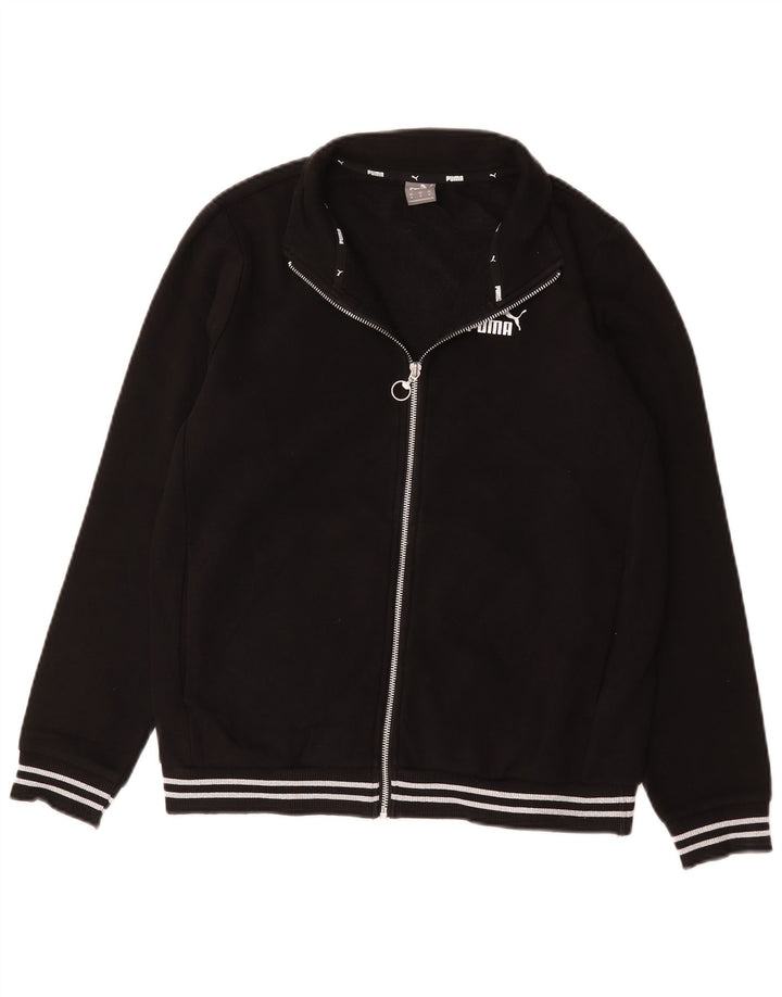 Puma Herren-Trainingsanzug-Top-Jacke, mittelschwarz, Baumwolle