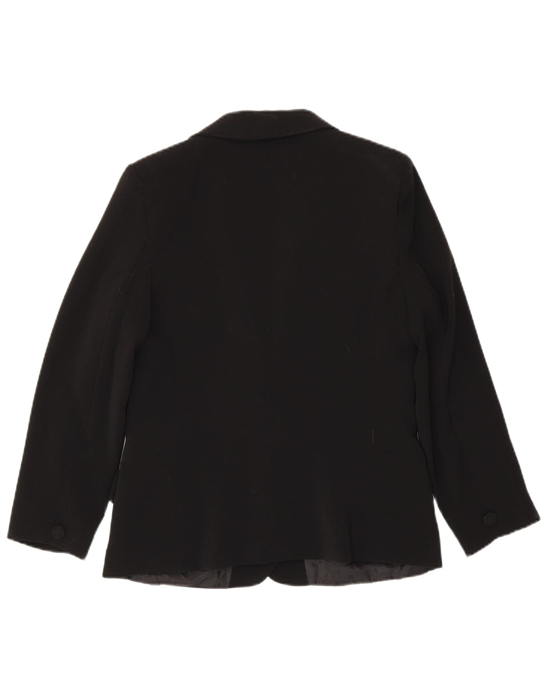 Luisa Spagnoli Damen 2-Knopf-Blazerjacke IT 46 Large Schwarz Polyester