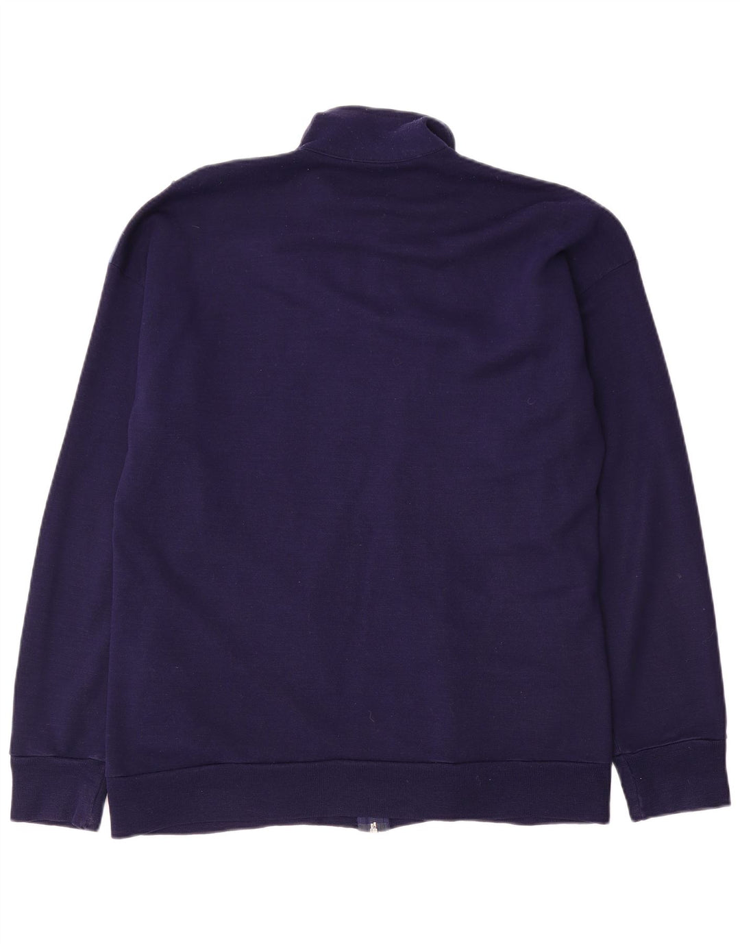 Vintage Herren-Trainingsanzug-Top-Jacke, groß, marineblau, Farbblock