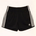 Adidas Damen Sportshorts UK 10 Small Schwarz Polyester