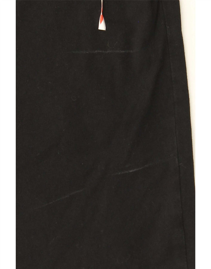 Zara Herren T-Shirt Top Large Schwarz Baumwolle