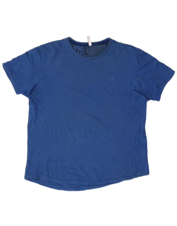 Sun68 Herren T-Shirt Top XL Blau Baumwolle