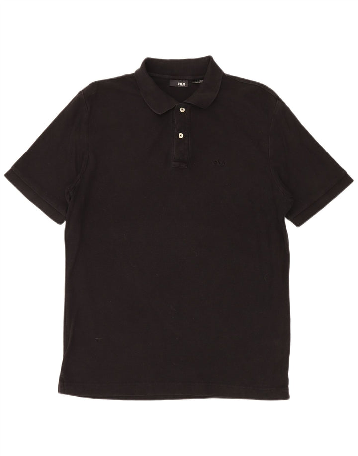 FILA Herren Poloshirt Mittelschwarze Baumwolle