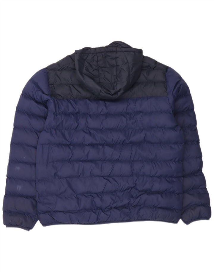 Mountain Warehouse Wattierte Herrenjacke mit Kapuze, UK 44 2XL, Marineblau, Polyamid