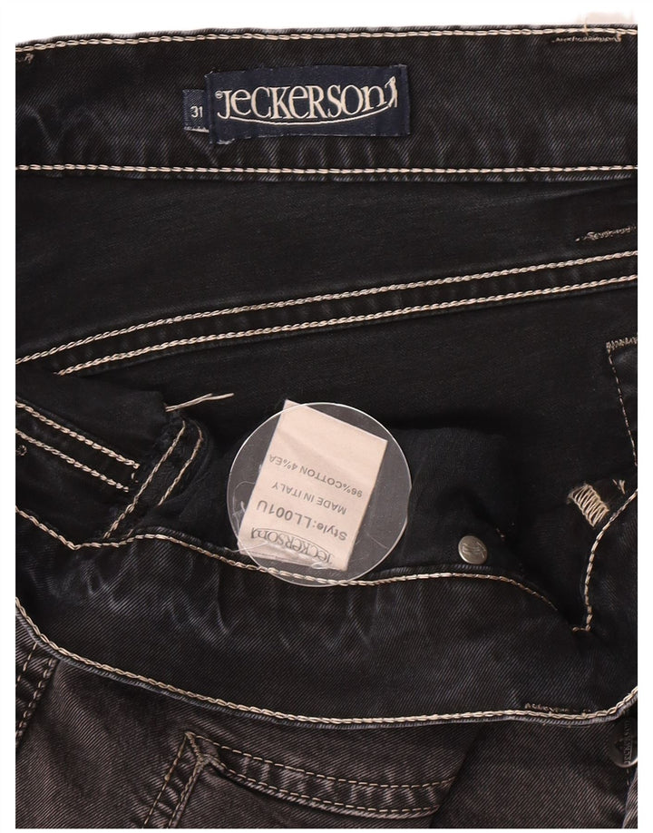 Jeckerson Herren Straight Jeans W31 L30 Graue Baumwolle