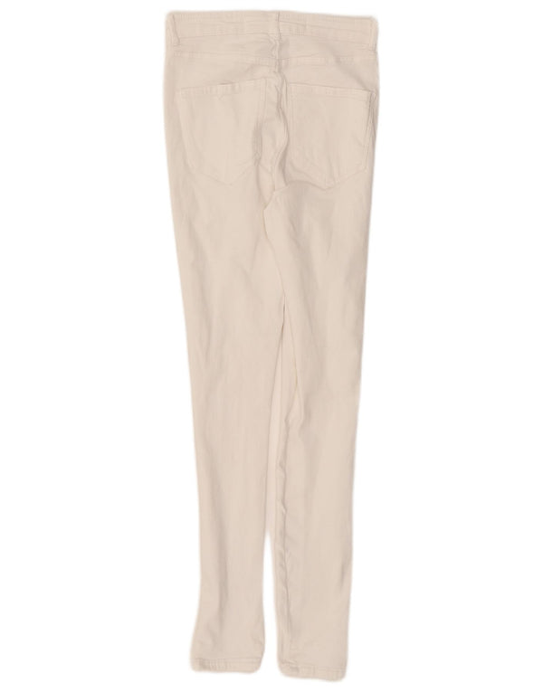 Zara Damen Trafaluc Super Skinny Jeans EU 36 XS W26 L27 Weiß