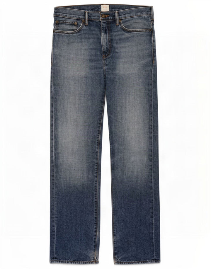 Dockers Herren Straight Jeans W34 L34 Blaue Baumwolle