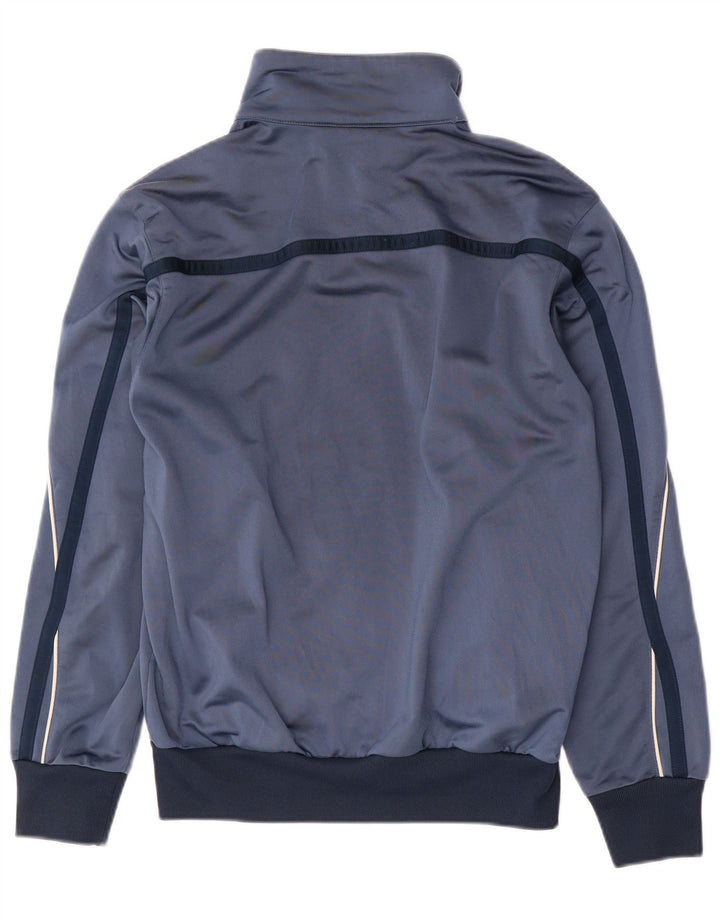 Diadora Herren-Trainingsanzug-Top-Jacke, UK 36, S, blau, Colourblock-Polyester