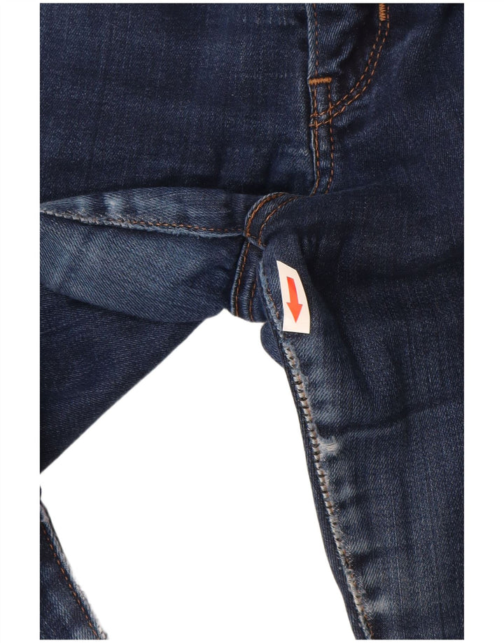Levi's Damen 715 Bootcut Jeans W33 L32 Marineblau Baumwolle