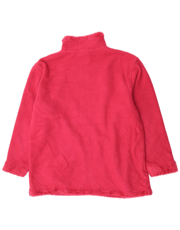 Essentials Damen-Fleecejacke in Übergröße, UK 18, XL, Rosa, Polyester
