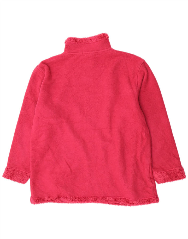 Essentials Damen-Fleecejacke in Übergröße, UK 18, XL, Rosa, Polyester