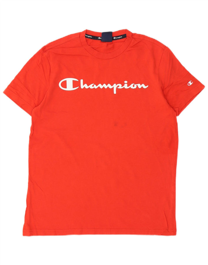 Champion Herren Grafik T-Shirt Top XS Rot