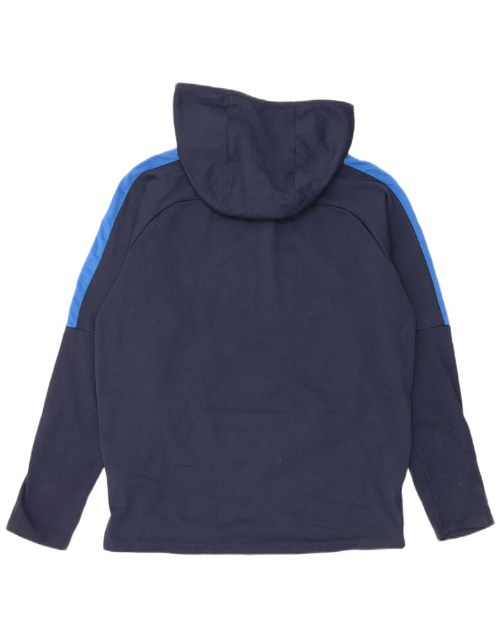 Nike Herren-Hoodie-Pullover, Mittelgroßes marineblaues Colourblock-Polyester