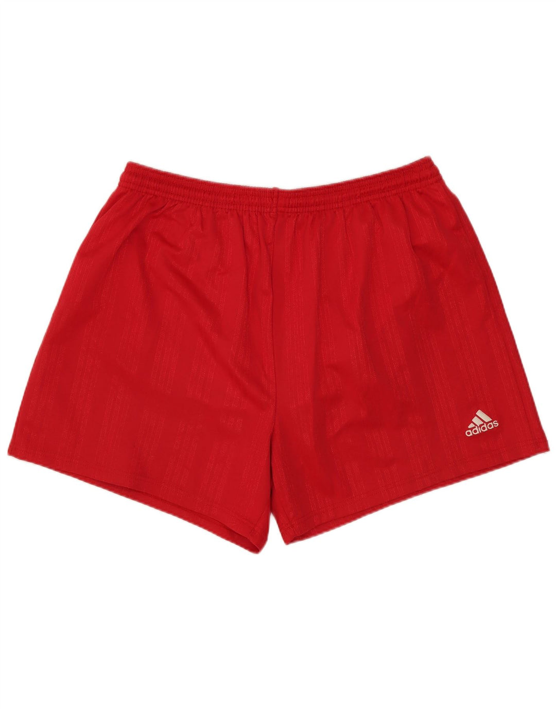 ADIDAS Herren-Sportshorts, großes rotes Polyester