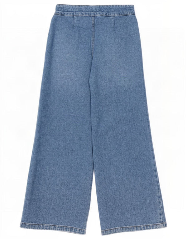 Zara Mädchen-Jeans mit weitem Bein, 13–14 Jahre, W26 L28, Blau