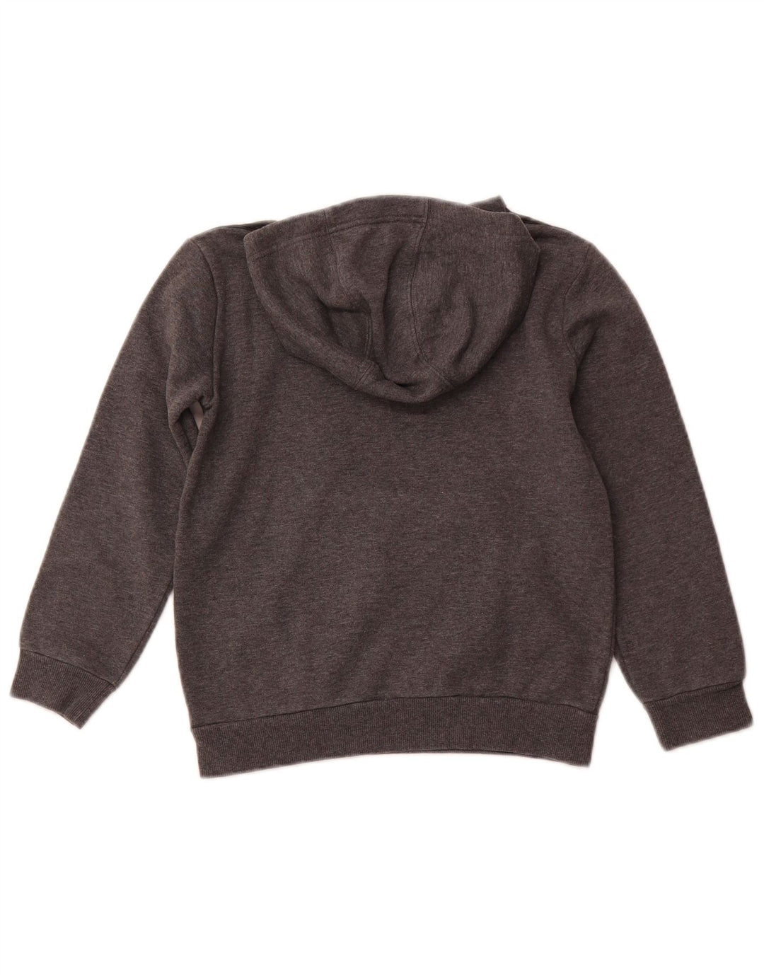 ADIDAS Kapuzenpullover mit Grafik für Jungen, 7–8 Jahre, graue Baumwolle