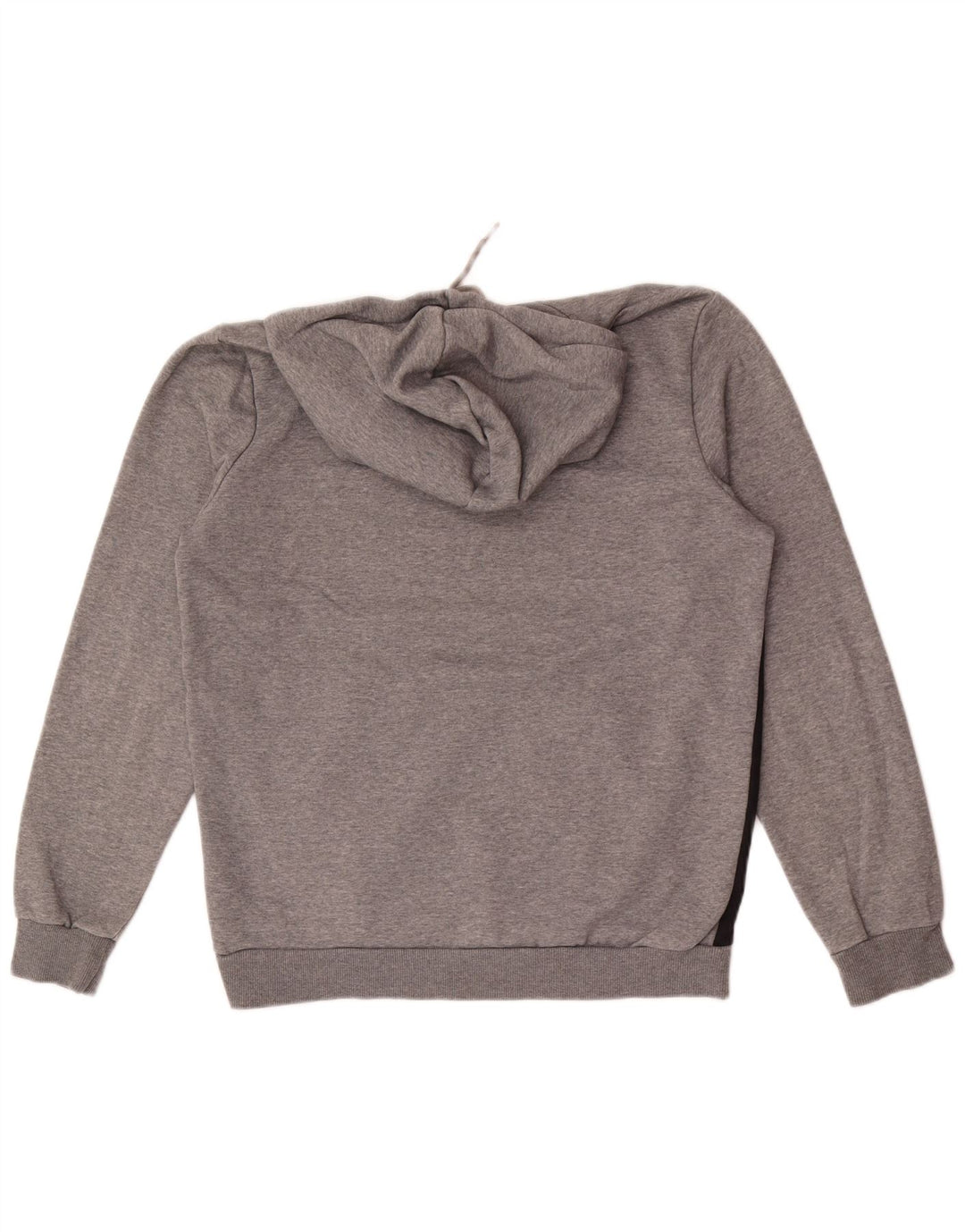 Puma Herren-Kapuzenpullover, klein, grau, Colourblock-Baumwolle