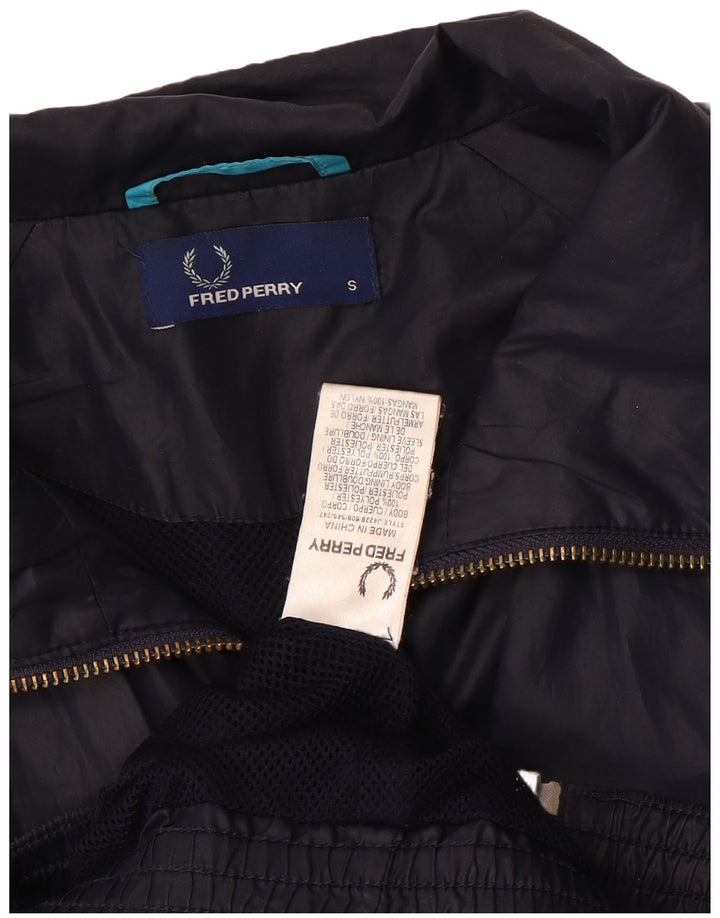 Fred Perry Herren-Trainingsanzug, Oberteil, Jacke, Größe S, Marineblau, Polyester