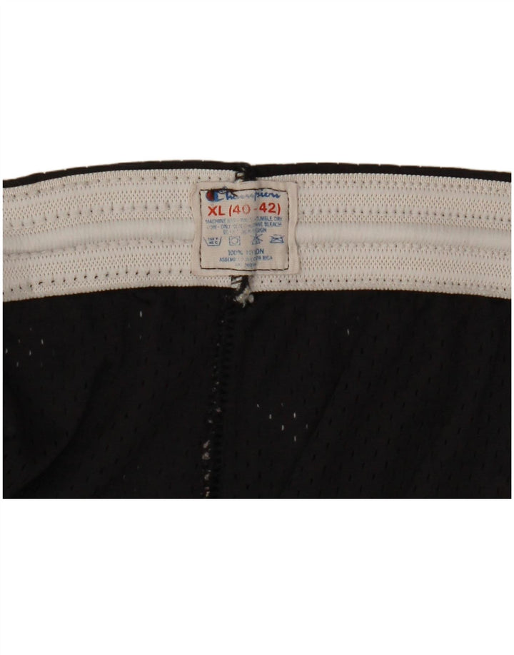 Champion Herren Graphic Sport Shorts XL Schwarz Nylon