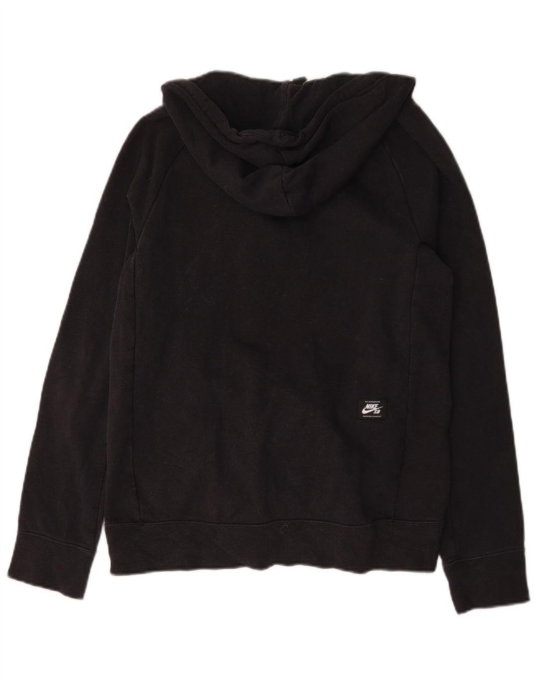 Nike Herren-Kapuzenpullover mit Reißverschluss, Größe S, schwarze Baumwolle