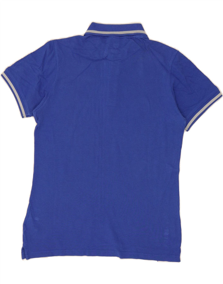 ARENA Mens Polo Shirt Small Blue Cotton Vintage Arena and Second-Hand Arena from Messina Hembry 