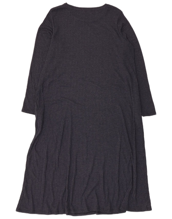 Marks & Spencer Damen Pulloverkleid UK 18 XL Marineblau Polyester