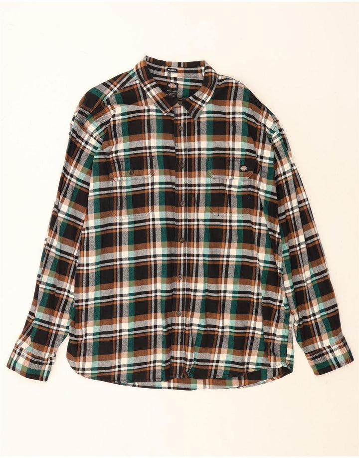 DICKIES Herren-Flanellhemd 2XL, mehrfarbig, kariert, Baumwolle