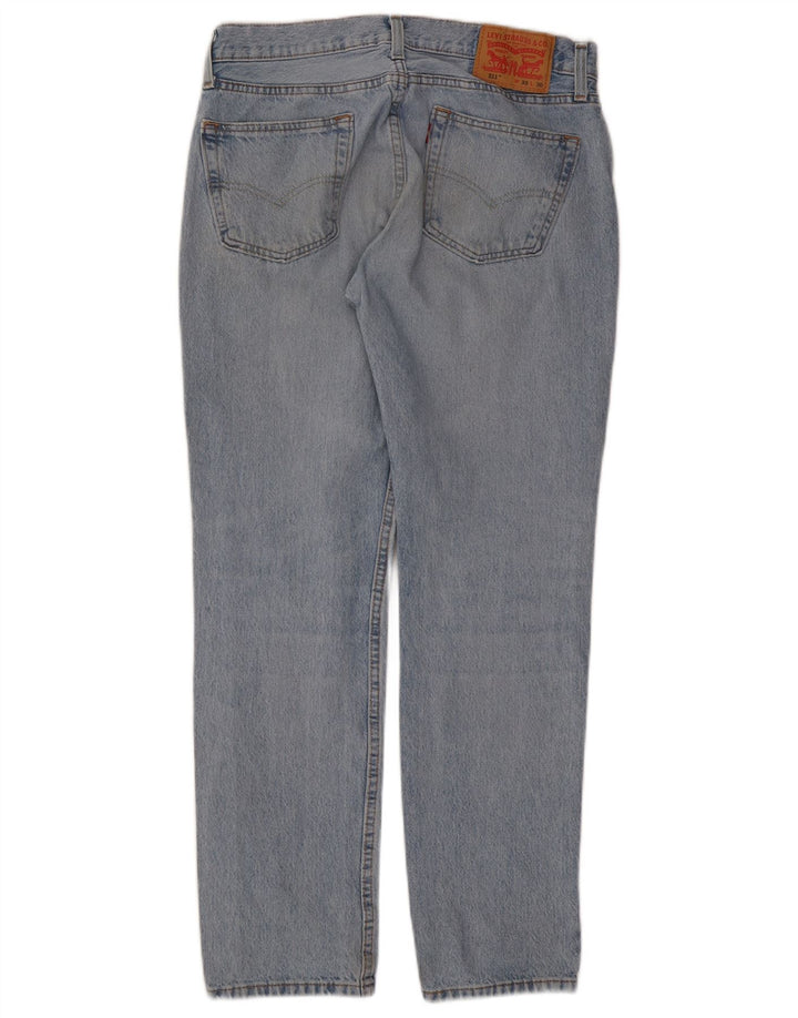 Levi's Herren 511 Slim Jeans W33 L30 Blaue Baumwolle