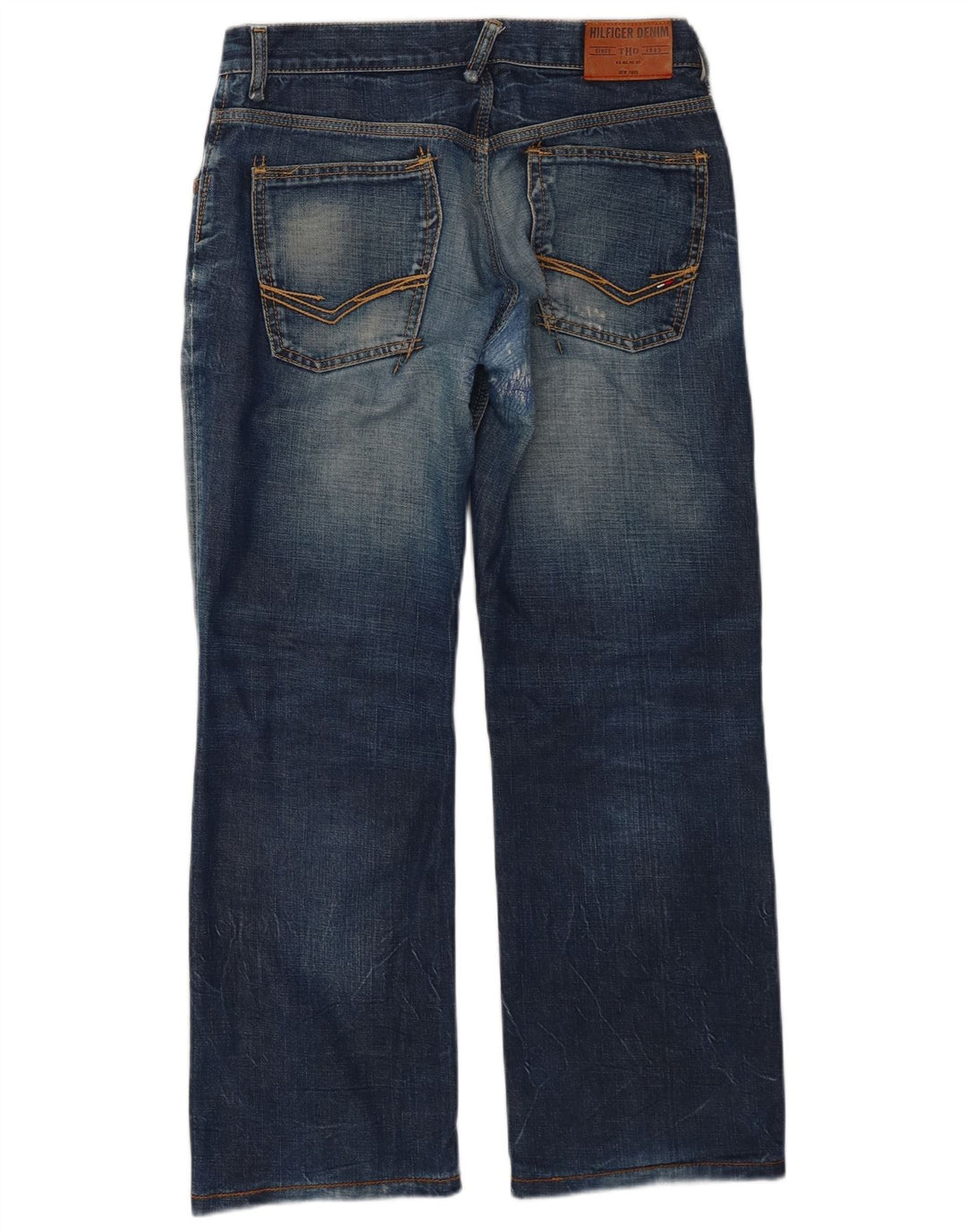Tommy Hilfiger Herren Straight Jeans W30 L28 Blau