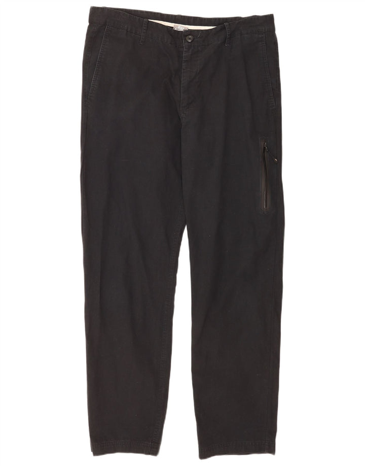 Nike Herren Straight Cargo Hose W34 L30 Schwarze Baumwolle