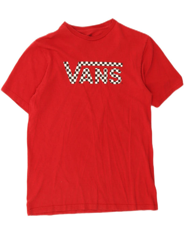 Vans Jungen T-Shirt mit Grafik, 14–15 Jahre, XL, Rot