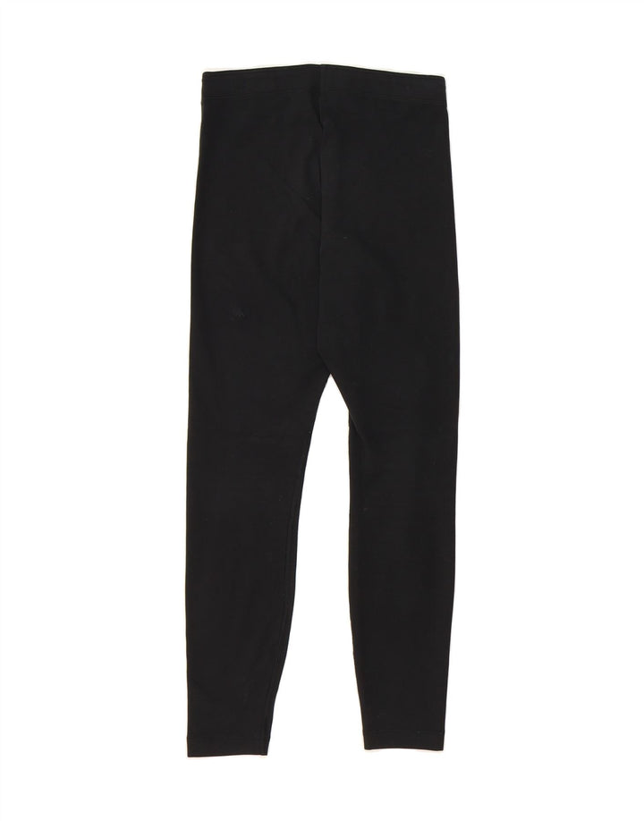 NIKE Womens Graphic Leggings UK 10 Small  Black Cotton Vintage Nike and Second-Hand Nike from Messina Hembry 