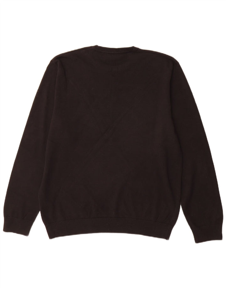 Carhartt Mens Crew Neck Jumper Sweater Large Black Cotton
