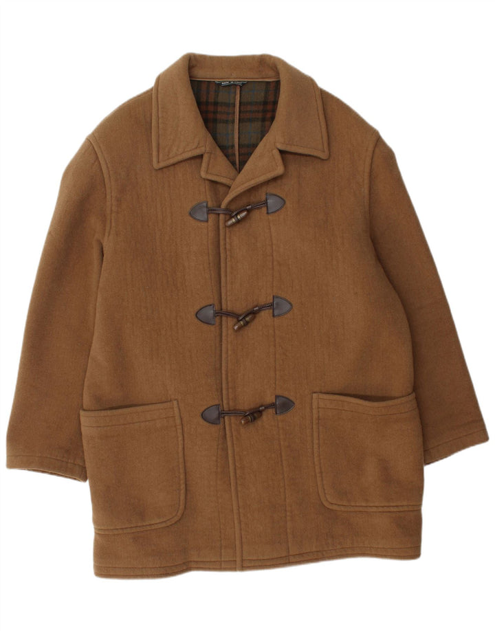 Tadon Herren Dufflecoat UK 36 Small Braun