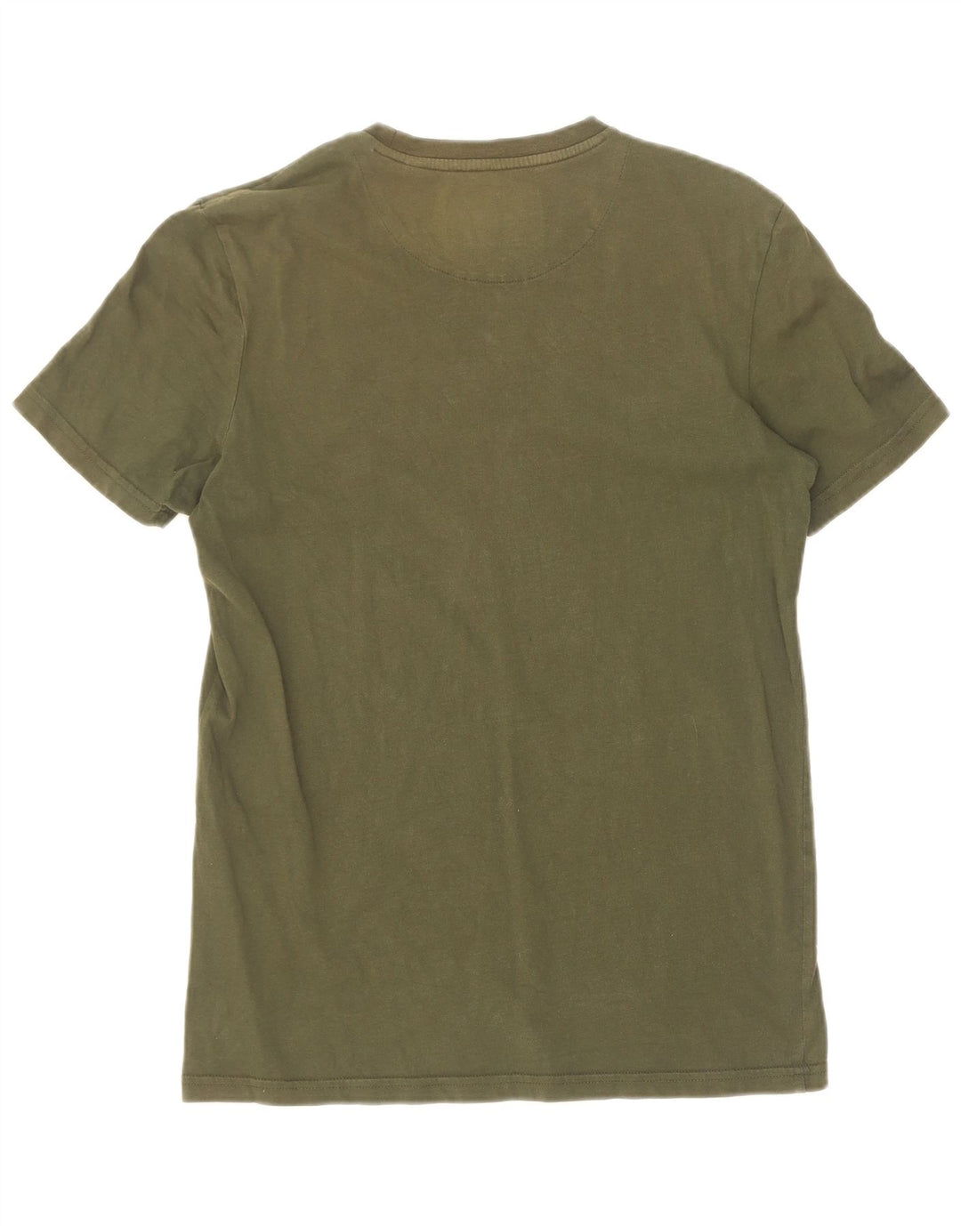 Lyle & Scott Herren T-Shirt Top Small Khaki Baumwolle
