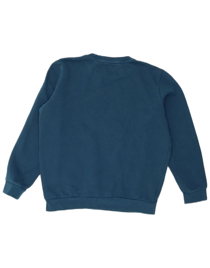 Puma Damen-Sweatshirt in Übergröße, Gr. 10, Größe S, blau, Baumwolle