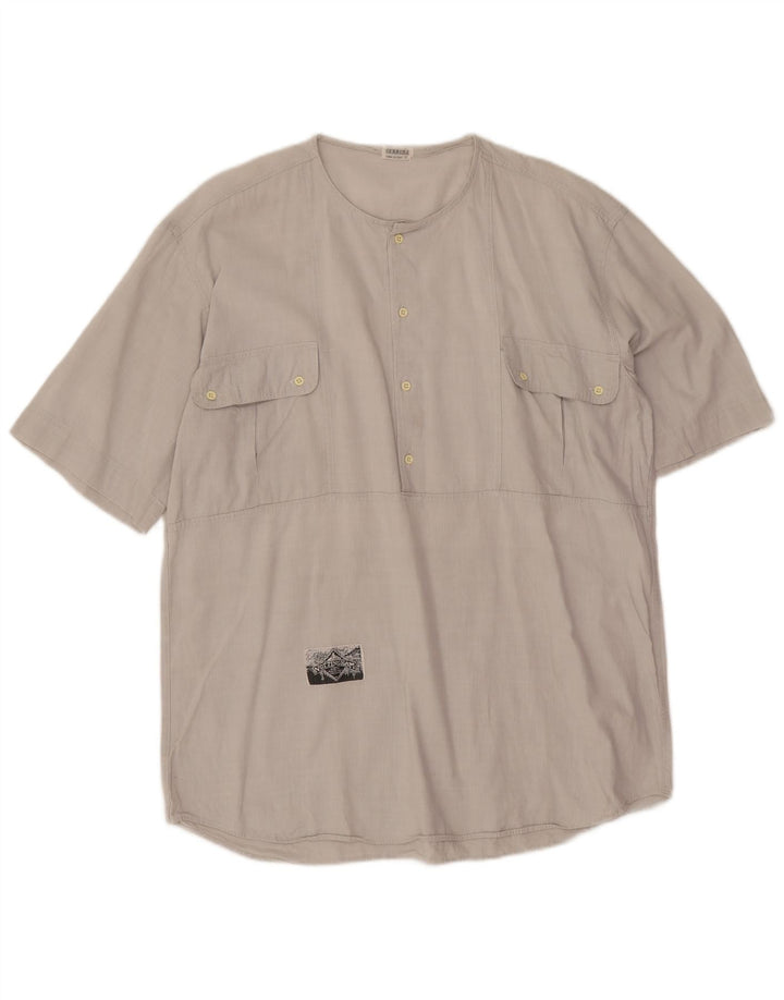 Carrera Herren Kurzarm-Pulloverhemd XL Grau