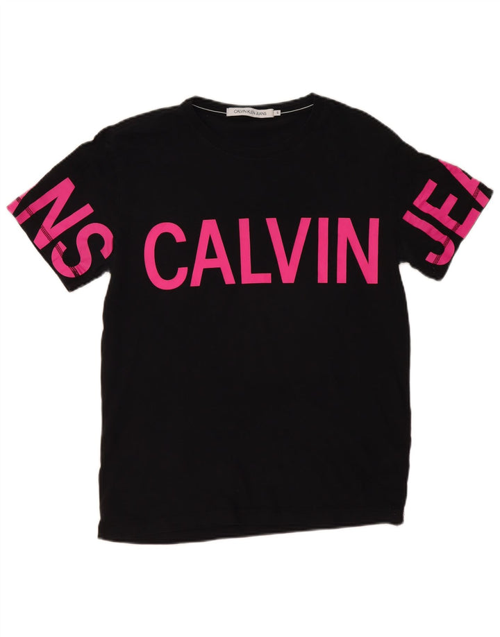 Calvin Klein Jeans Herren Graphic Small Schwarz Baumwolle