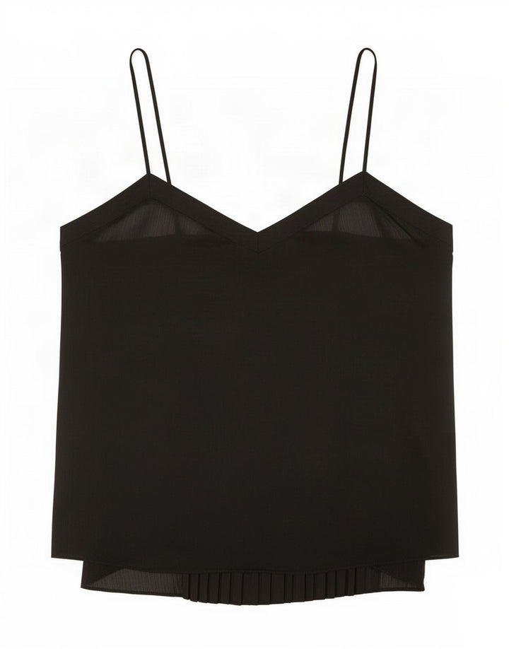 Benetton Damen Cami Top UK 12 Medium Schwarz