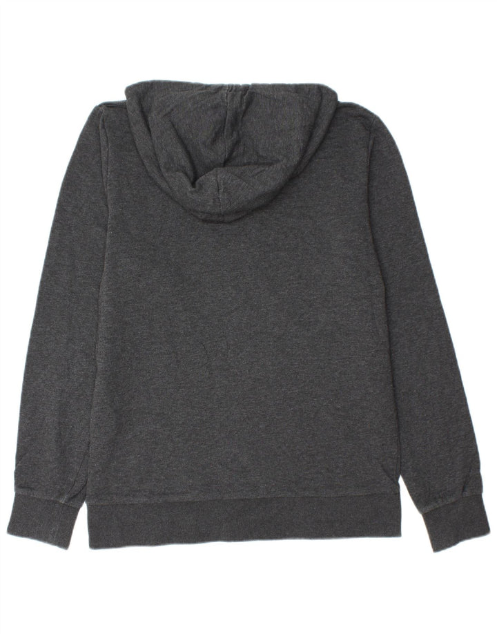 JACK & JONES Herren-Kapuzenpullover mit Reißverschluss, mittelgraue Baumwolle