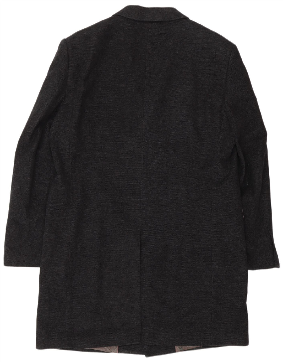 John Lewis Herrenmantel UK 42 XL Marineblaue Baumwolle