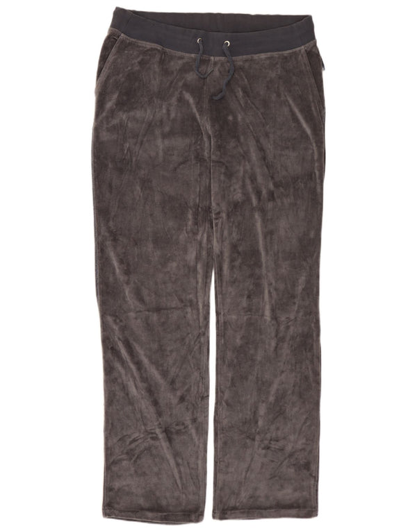 CHAMPION Damen-Trainingshose aus Velours, UK 18, XL, graue Baumwolle