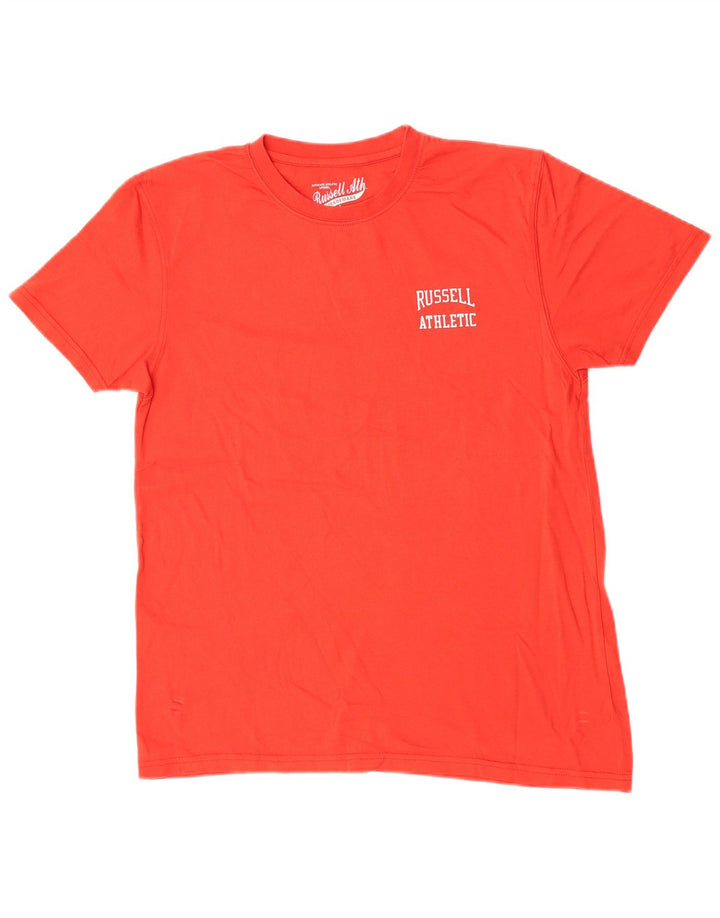 Russell Athletic Herren-T-Shirt mit Grafik, Größe S, Rot, Baumwolle